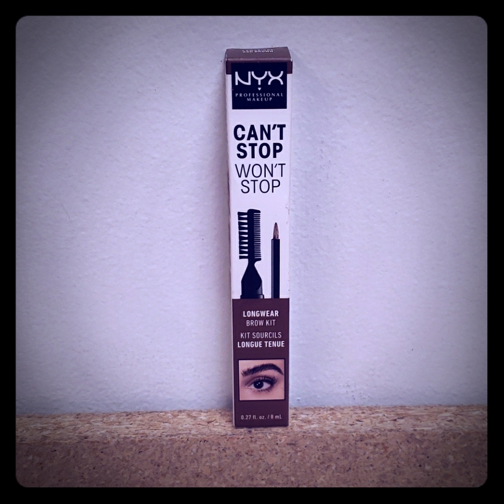NYX can't stop won't stop long wear brow kit